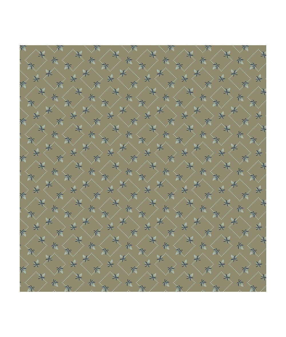 Tela Colección Garden Taupe Diamond floral