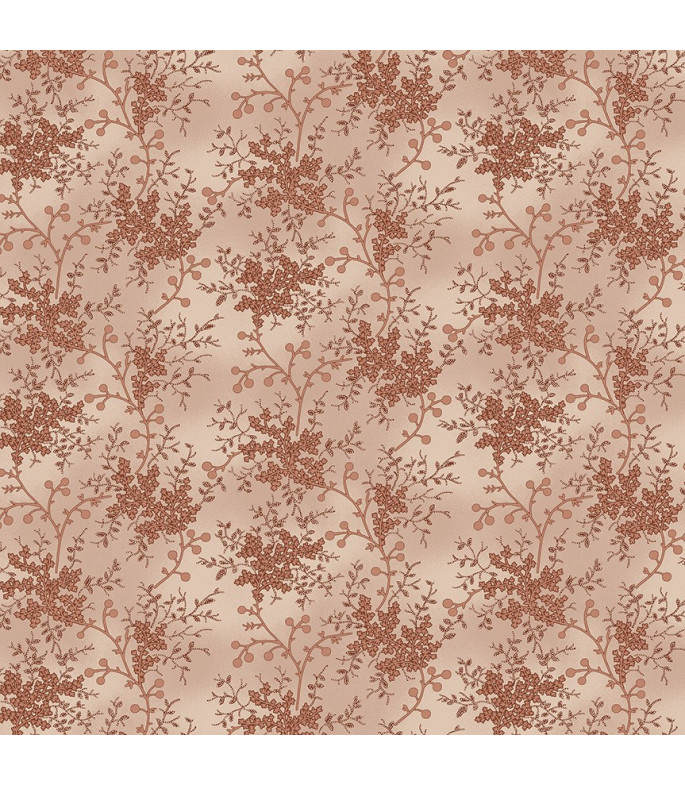 Tela Colección Garden Blush Floral Vine