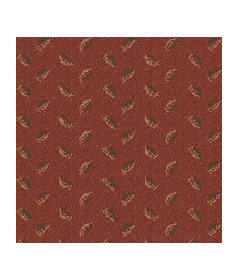 Tela Colección Garden Ruby Floating Leaf