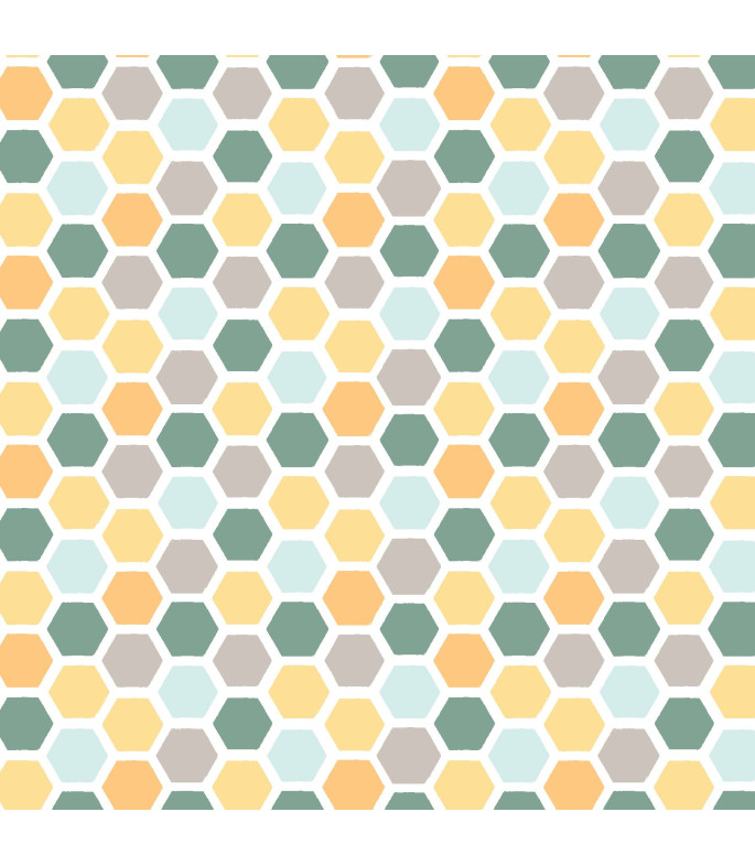 Tela Colección Hello_Honey Mini Hex