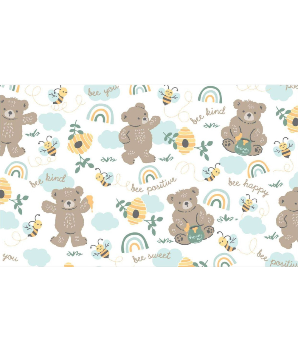 Tela Colección Hello_Honey Bears