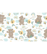 Tela Colección Hello_Honey Bears