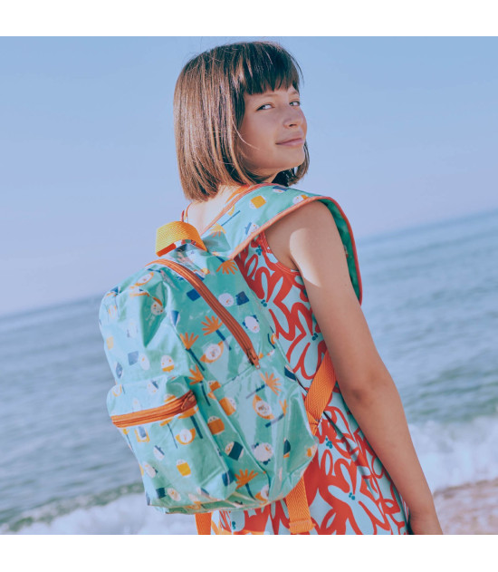 Tela plástica Cotton Laminated PU Sushi