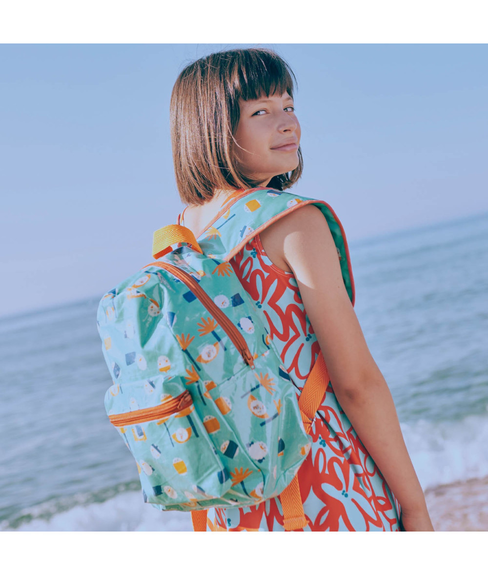 Tela plástica Cotton Laminated PU Sushi
