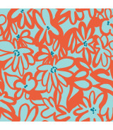 Tela Baño Estampada Tiare Turquoise