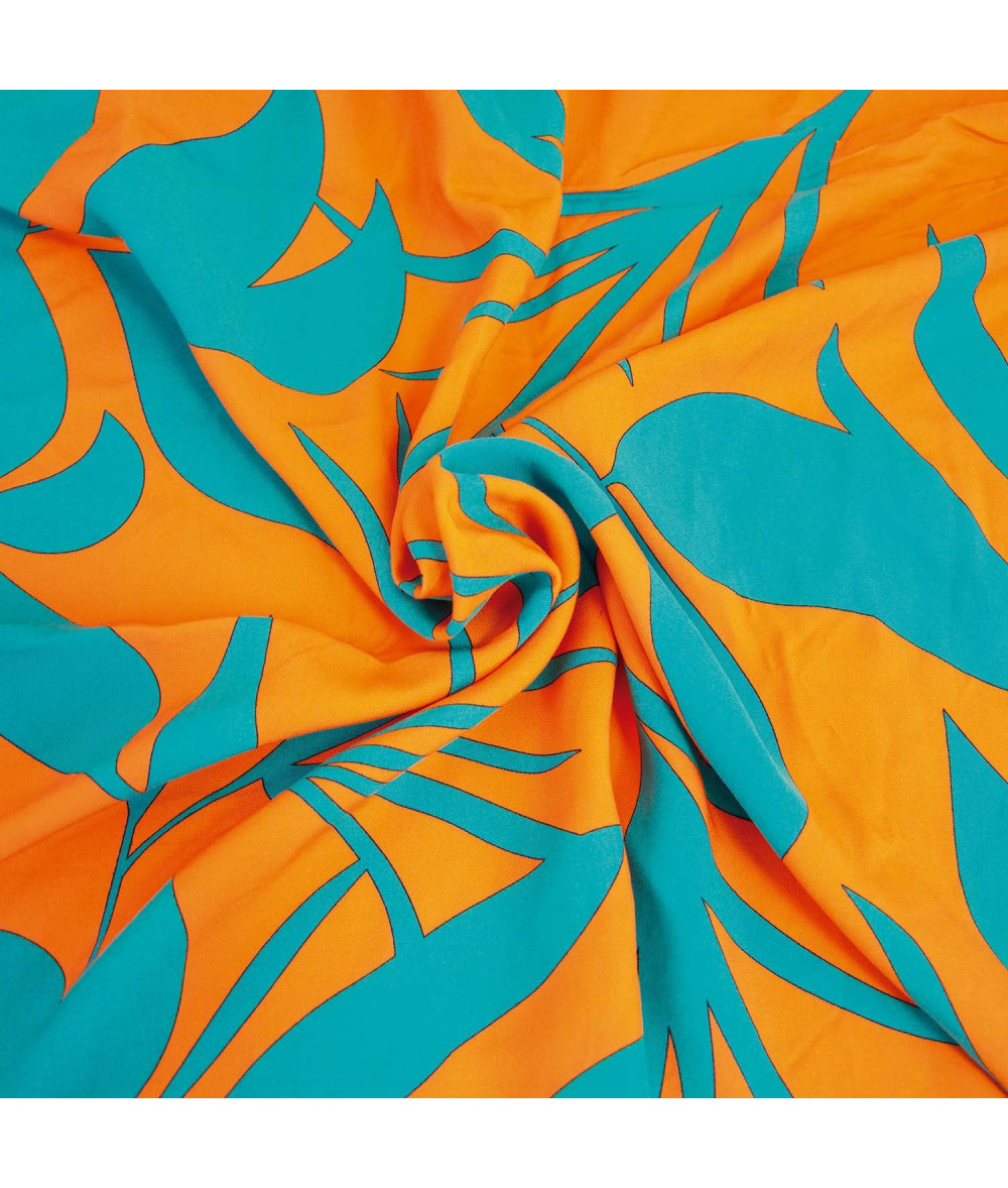 Tela Rayon Oceania Chalis