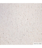 Tela loneta reciclada efecto Tweed en color crudo
