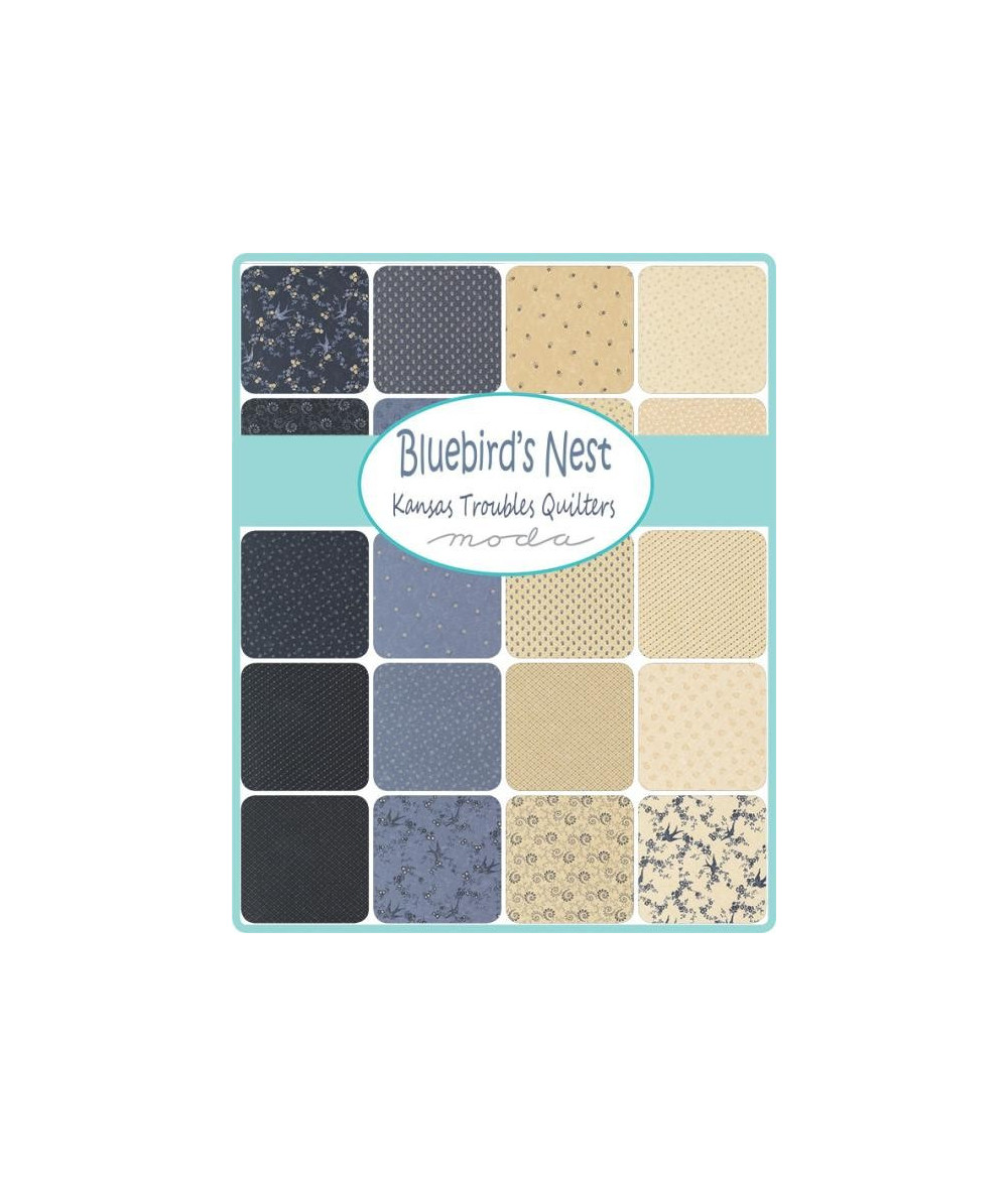 Tela MODA Bluebird´s Nest 9807-34