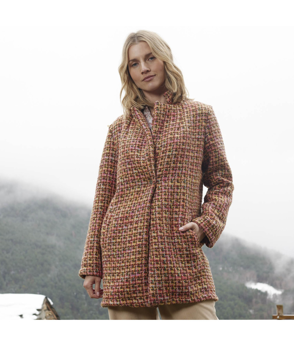 Tela Tweed para abrigos Brooklyn