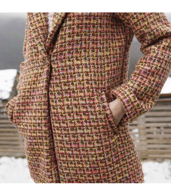 Tela Tweed para abrigos Brooklyn