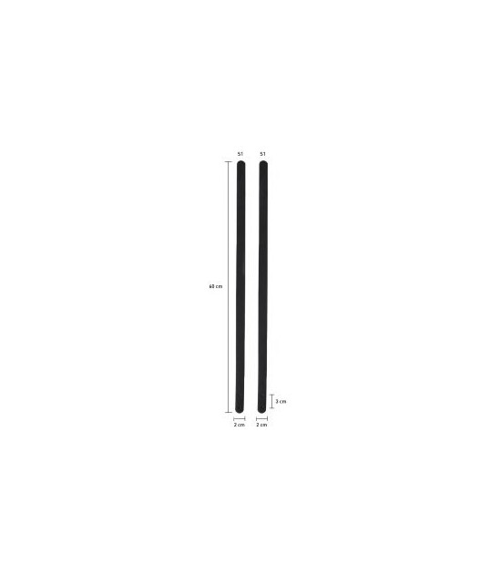 
                                                                                            Asas 60cm negras y marrones
                                                                                    