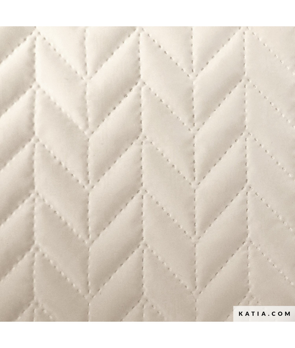 Tela Techno Peachskin acolchada Pad Sand