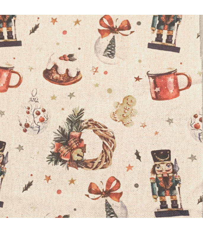 Tela canvas reciclado Xmas Nutcracker