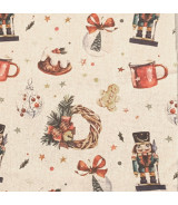 Tela canvas reciclado Xmas Nutcracker
