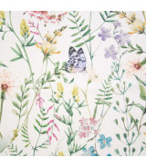 Tela Canvas Panama Print Butterfly & Dandelion