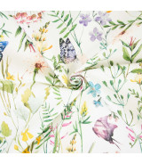 Tela Canvas Panama Print Butterfly & Dandelion