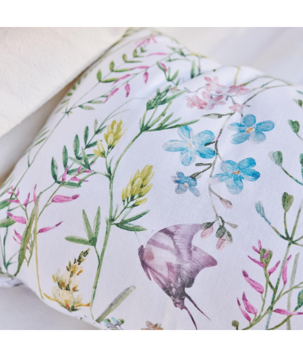 Tela Canvas Panama Print Butterfly & Dandelion