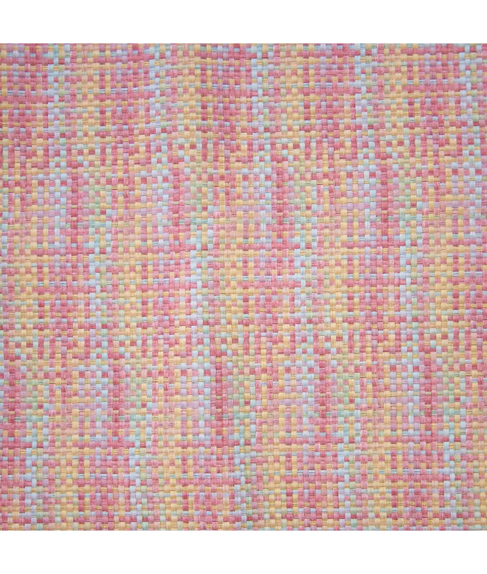 Tela Polipiel multicolor efecto textil Pastel Agotada