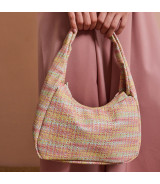 Tela Polipiel multicolor efecto textil Pastel Agotada