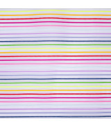 Tela Tejido de rejilla de rayas multicolor Transparente - Agotado