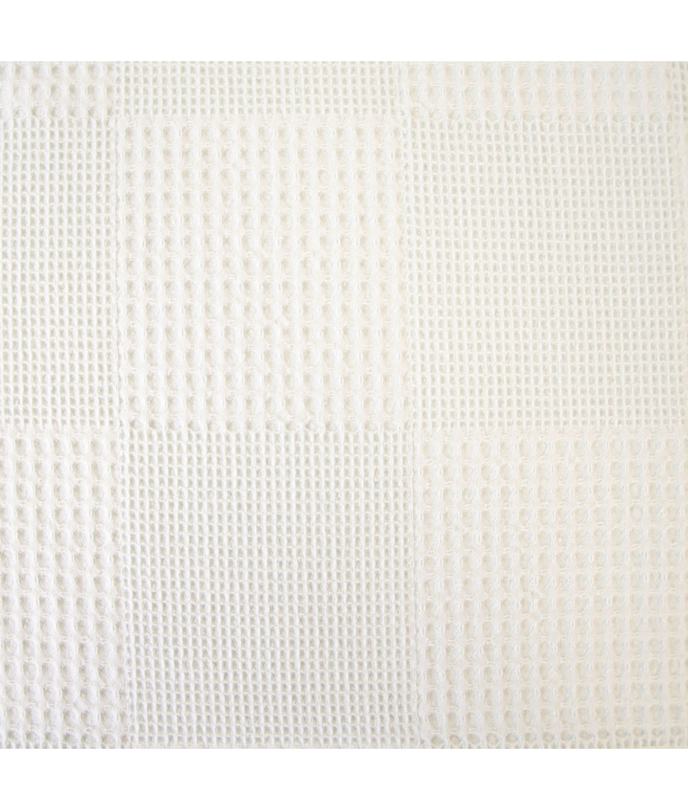 Tela de nido de abeja Patchwork Crudo