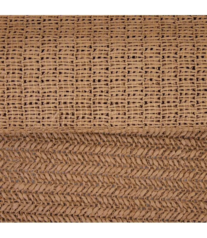 Tejido punto 100 % papel raffia Natural Color - Agotado