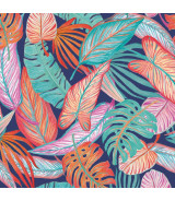 Lycra baño estampada Tortoise Leaves