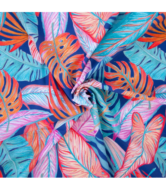 Lycra baño estampada Tortoise Leaves