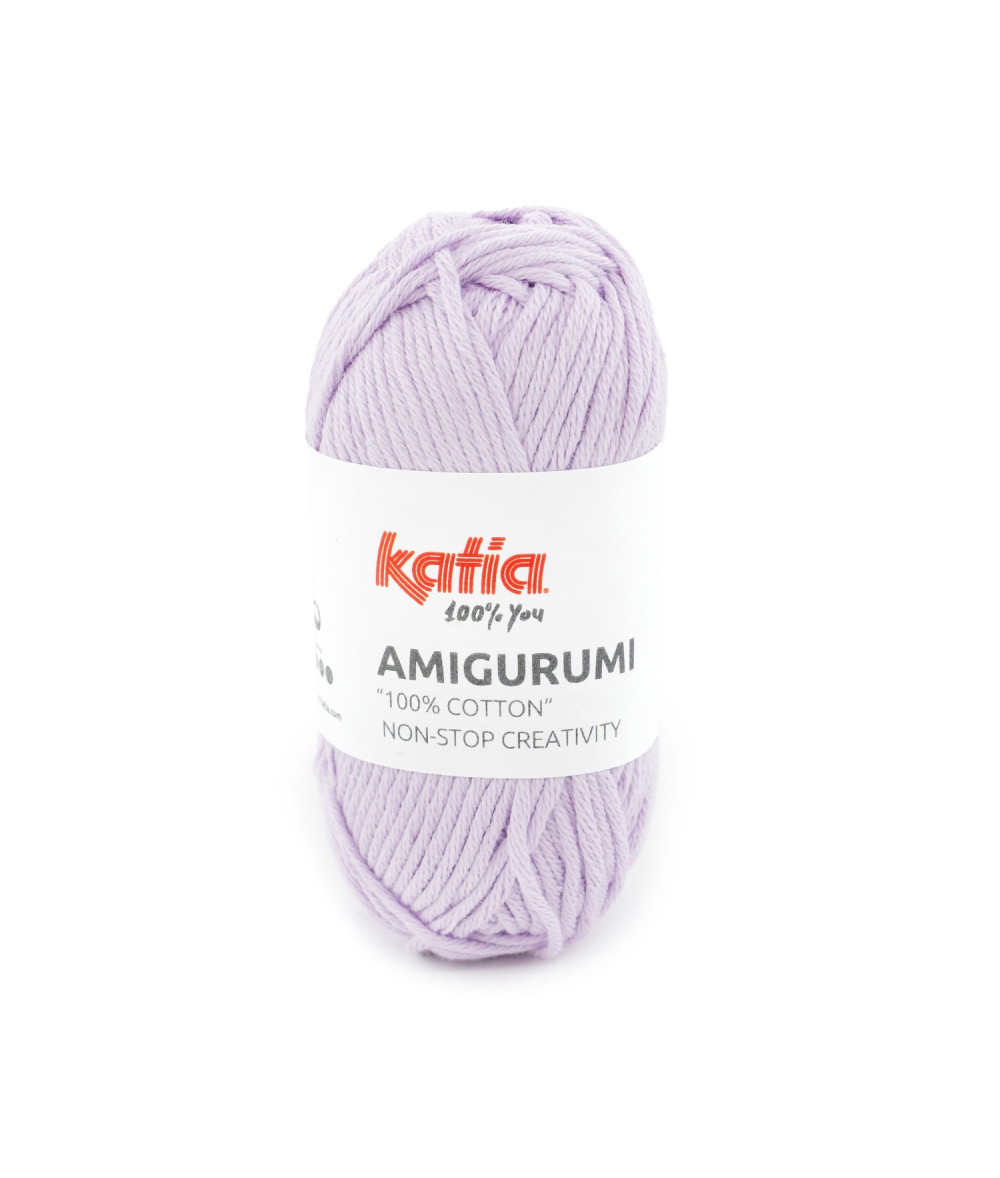 Ovillo Katia Amigurumi 100% algodón 20 g color malva