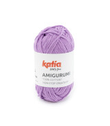 Ovillo Katia Amigurumi 100% algodón 20 g color púrpura