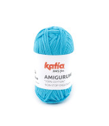 Ovillo Katia Amigurumi 100% algodón 20 g color turquesa