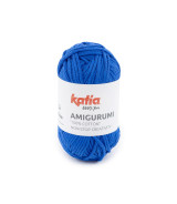 Ovillo Katia Amigurumi 100% algodón 20 g color azul brillante