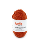 Ovillo Katia Amigurumi 100% algodón 20 g color teja