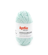 Ovillo Katia Amigurumi 100% algodón 20 g color azul agua