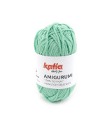 Ovillo Katia Amigurumi 100% algodón 20 g color verde luminoso