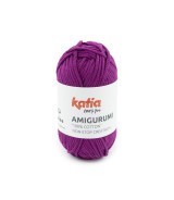 Ovillo Katia Amigurumi 100% algodón 20 g color violeta