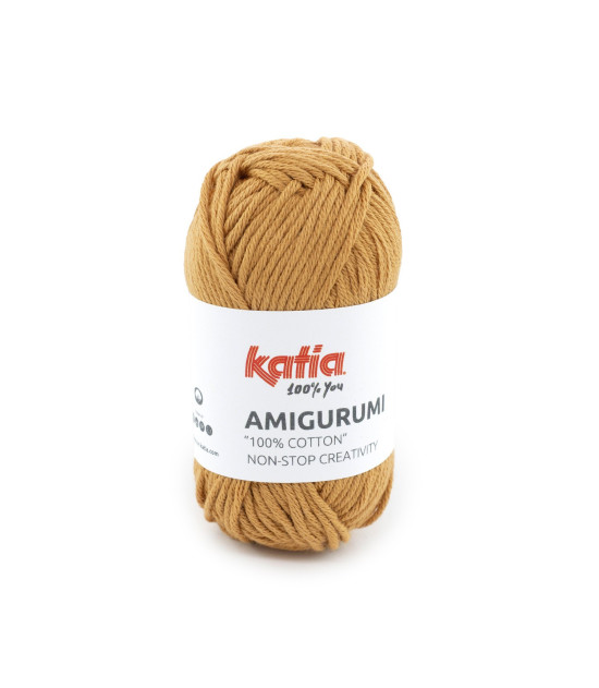 Ovillo Katia Amigurumi 100% algodón 20 g color camel