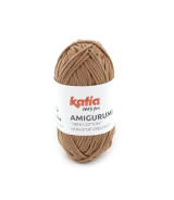 Ovillo Katia Amigurumi 100% algodón 20 g color marrón pálido