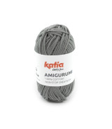 Ovillo Katia Amigurumi 100% algodón 20 g color gris medio