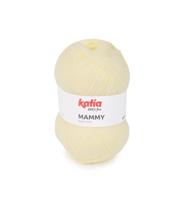 Ovillo 50gr Lana Mammy Amarillo