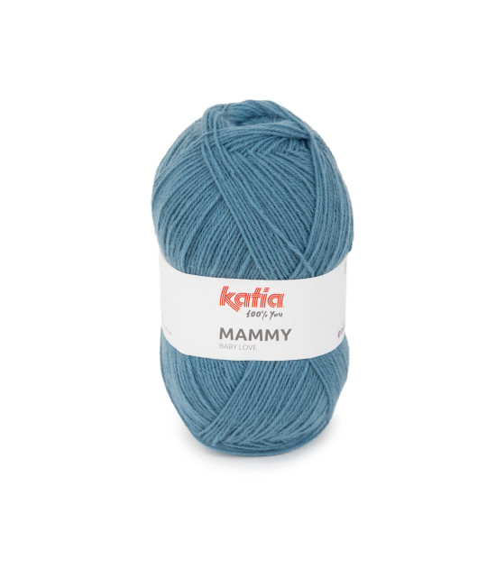 Ovillo 50gr Lana Mammy Azul Oscuro