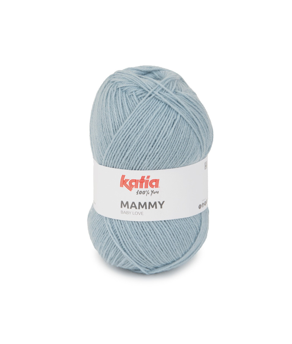 Ovillo 50gr Lana Mammy Azul