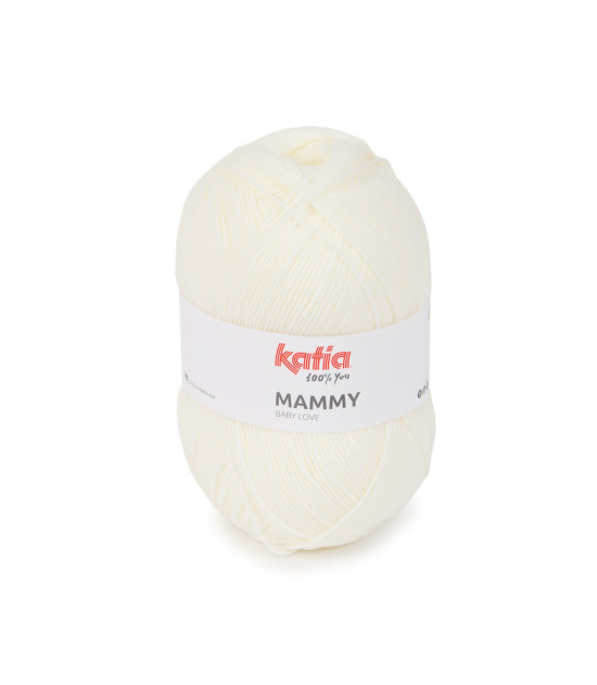 Ovillo 50gr Lana Mammy Crudo