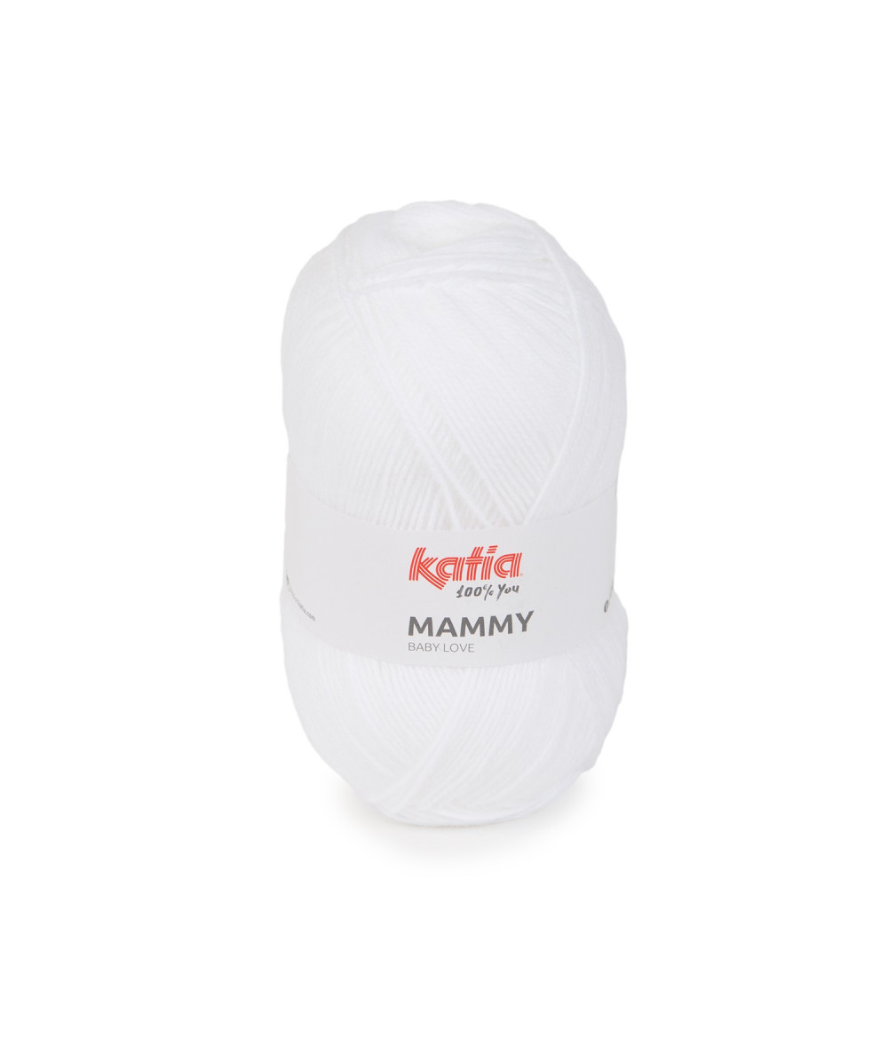 Ovillo 50gr Lana Mammy Blanco
