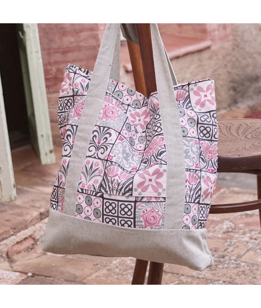 Tela de loneta de algodón Modernism Tiles