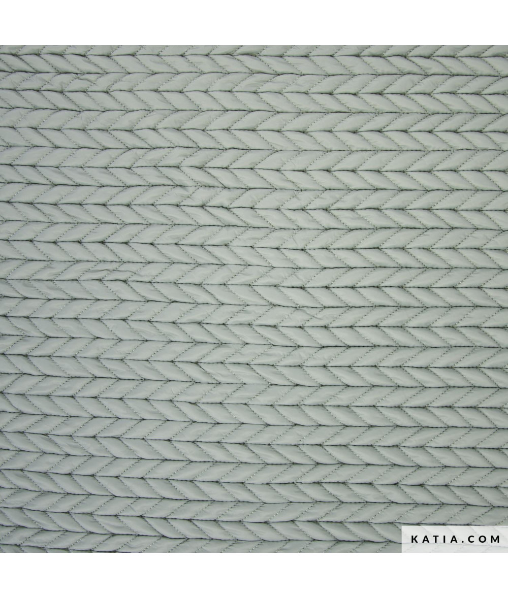 Tela acolchada espiga color verde