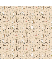 Tela colección Petite Jeanne Prairie Walk Blush Cotton