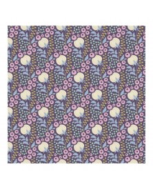 Tela tilda colección Sanctuary Cottonfield eggplant