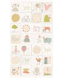 Tela Coleccion Simply Be Cream Panel