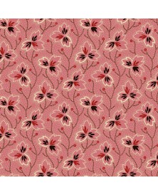 Tela Colección Bucklebury Chitnz Vine Leaves Pink